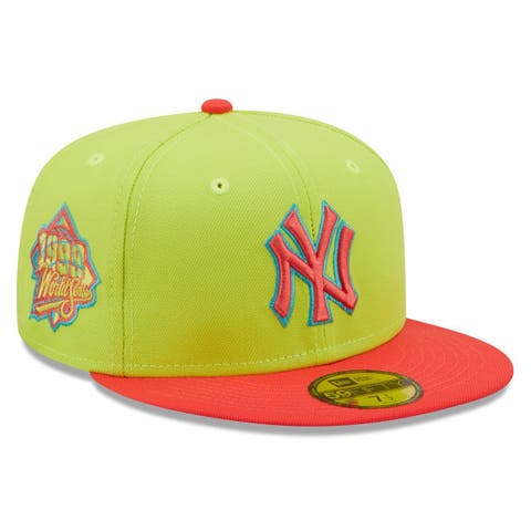 Men's New Era Green/Red New York Yankees Cyber Highlighter 59FIFTY Fitted Hat