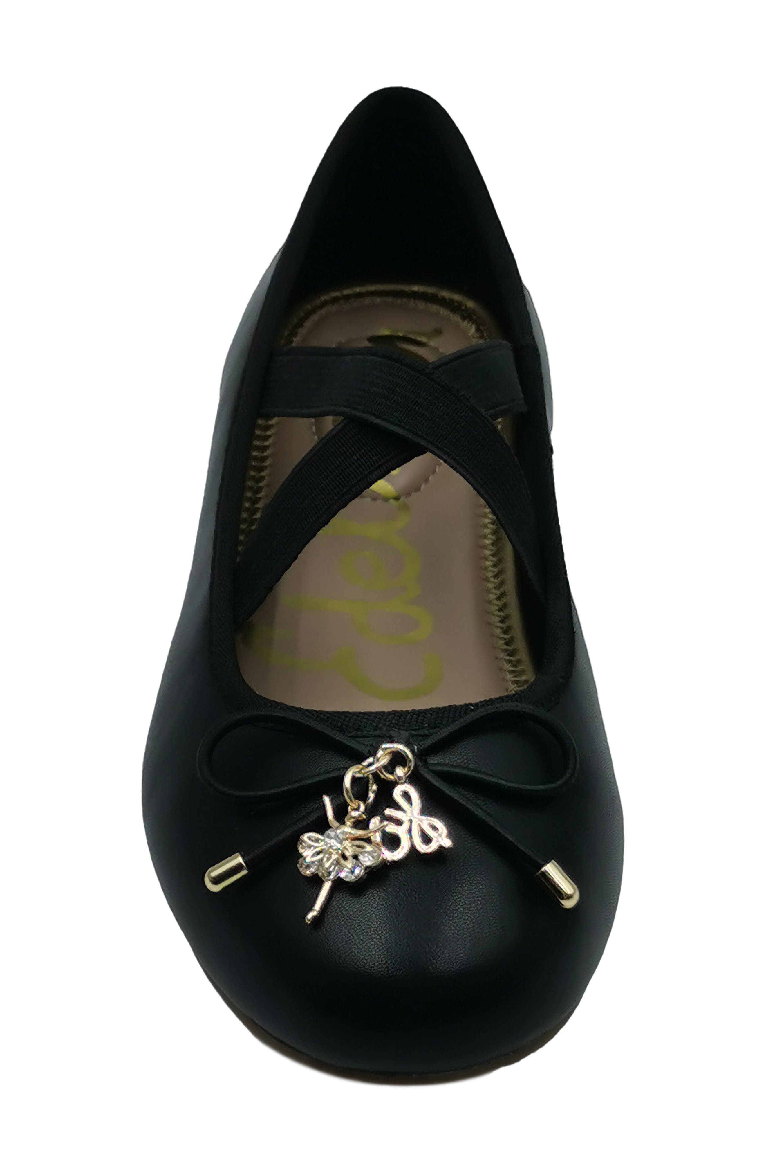 Kids' Felicia Lia Ballet Flat, Alternate, color, BLACK