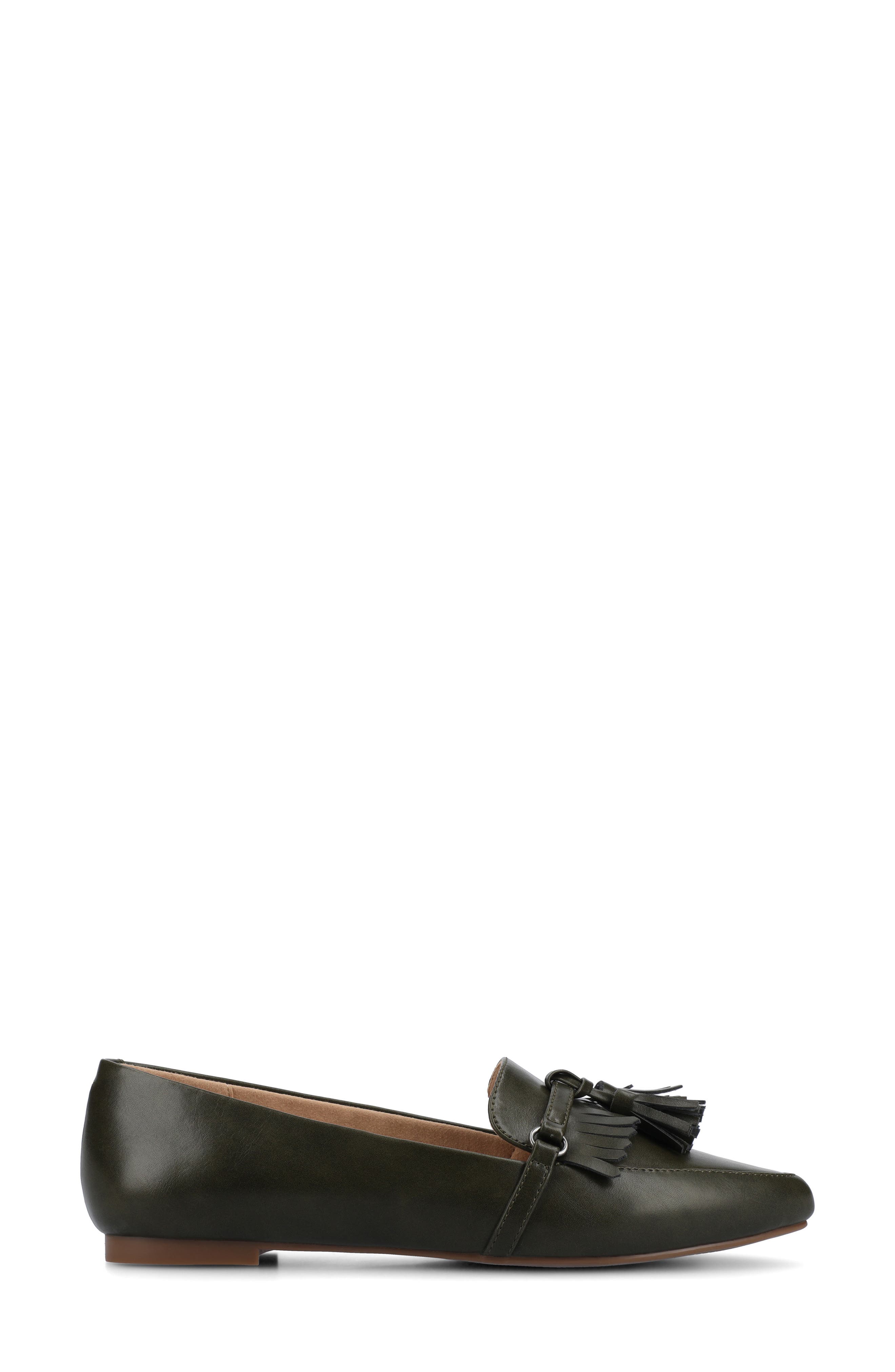 Jannah Tassel Loafer, Alternate, color, OLIVE