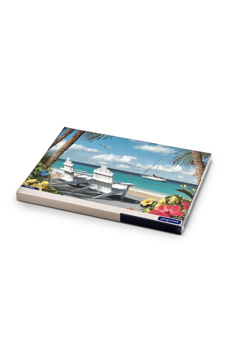 In The Sunshine Set of 4 Cork Back Placemats, Alternate, color, Multi