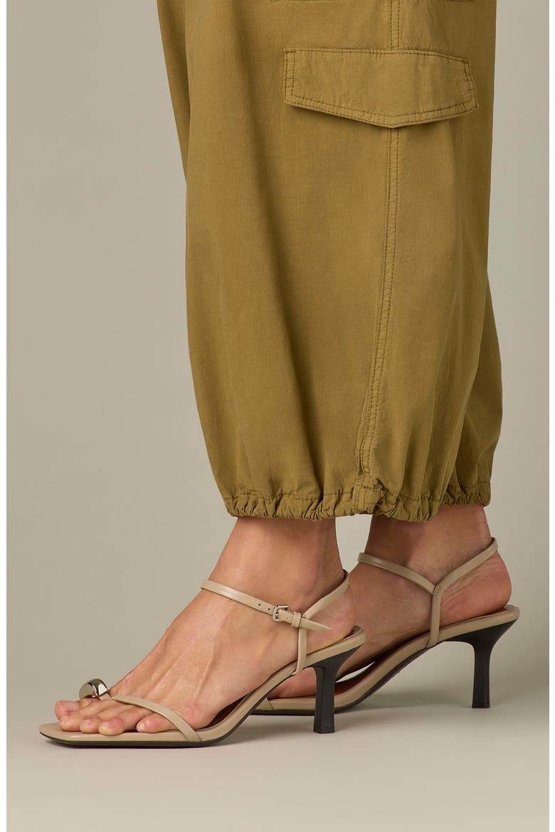 Skyrise High Waist Wide Leg Utility Pants, Alternate, color, GOLDEN OLIVE