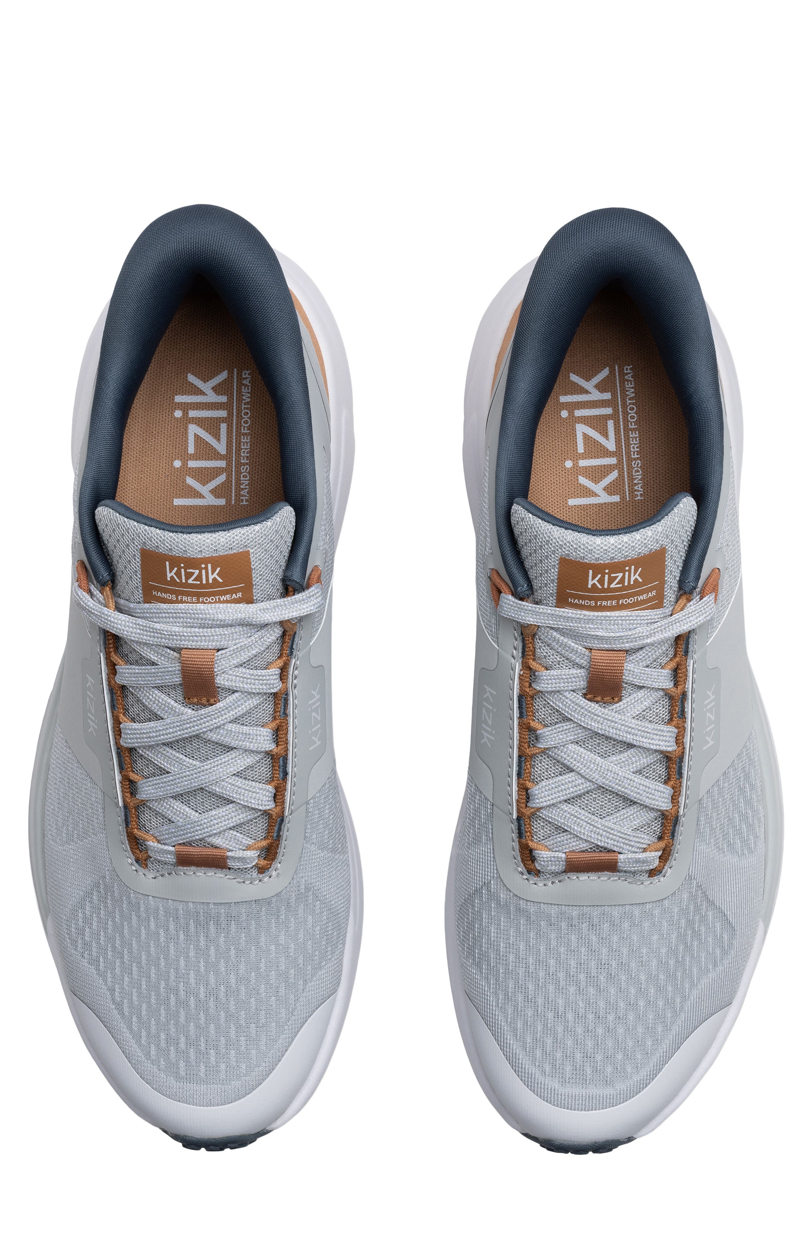Kizik Freedom Run Hands Free Sneaker, Alternate, color, Harbor Mist/ Hazel