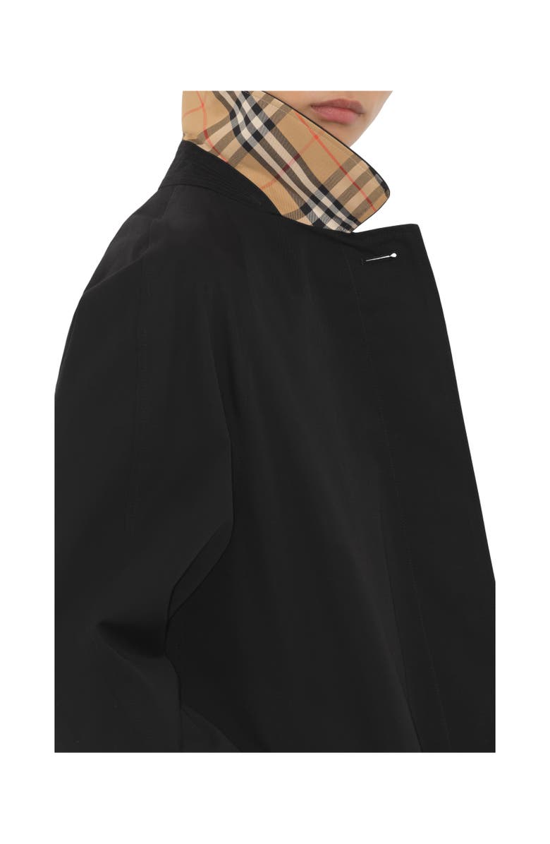 Burberry Mid-length Camden Heritage Car Coat, Alternate, color, Black