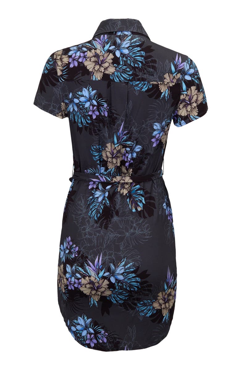 Lords of Harlech Exotic Floral Womens Shirt Dress, Alternate, color, Exotic Floral Black