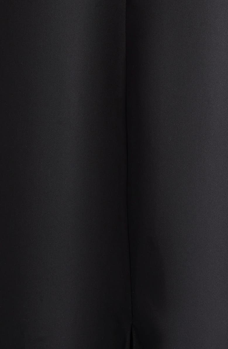 Johanna Ortiz Freedom Cutout Long Sleeve Crepe Dress, Alternate, color, Black