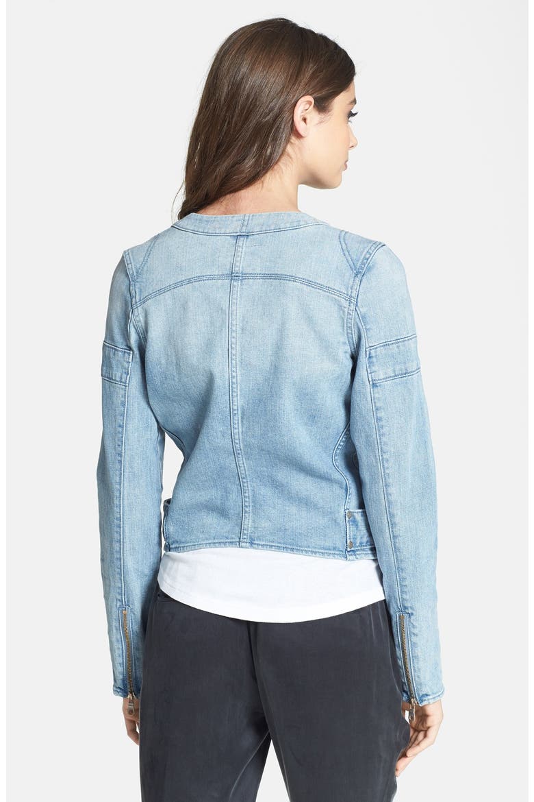 Denim 'Fairfax' Denim Moto Jacket, Alternate, color, TUCCA