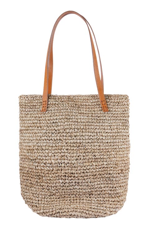 Hamptons Raffia Tote