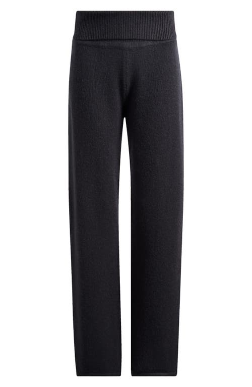 Skims The Essential Pants High Waist Straight Leg Pant In Black