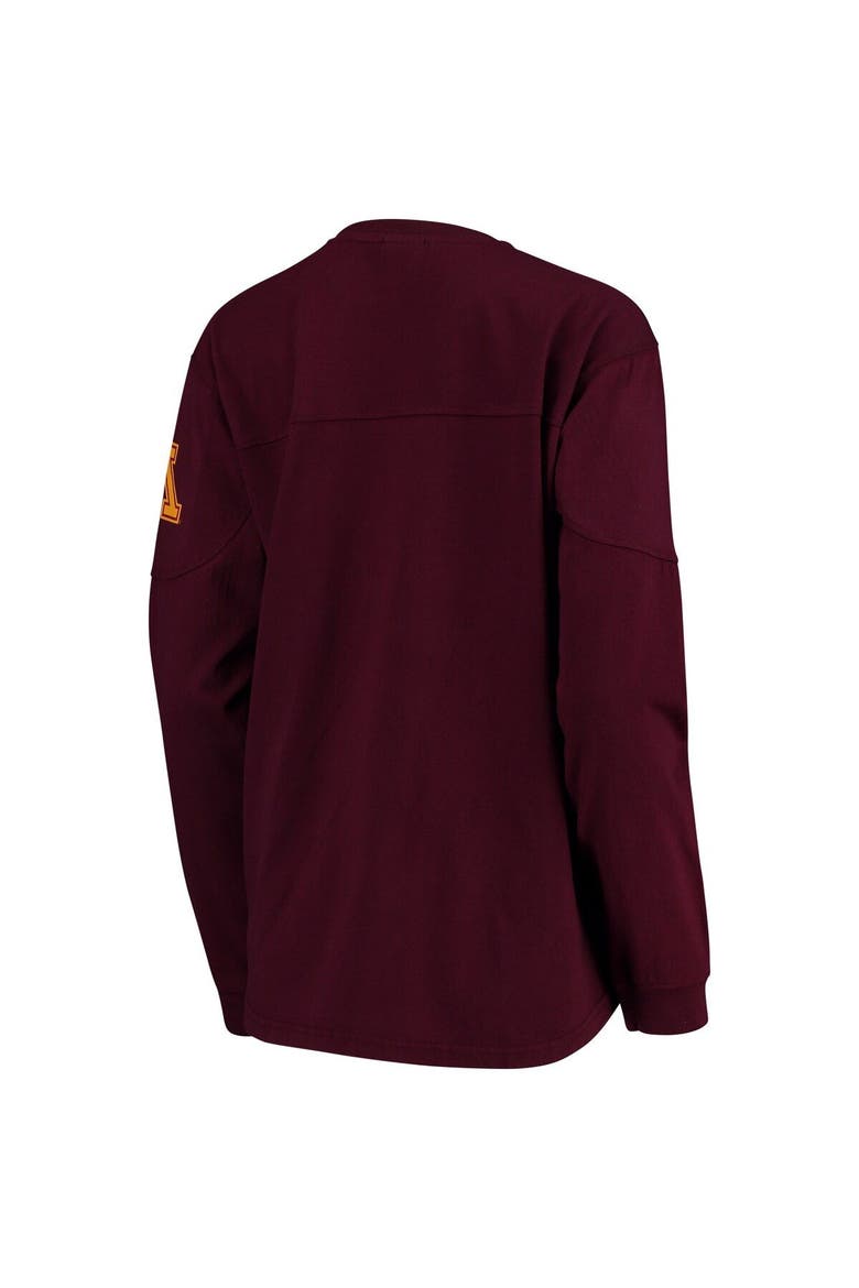 Women's Maroon Minnesota Golden Gophers Edith Long Sleeve T-Shirt, Alternate, color, Maroon