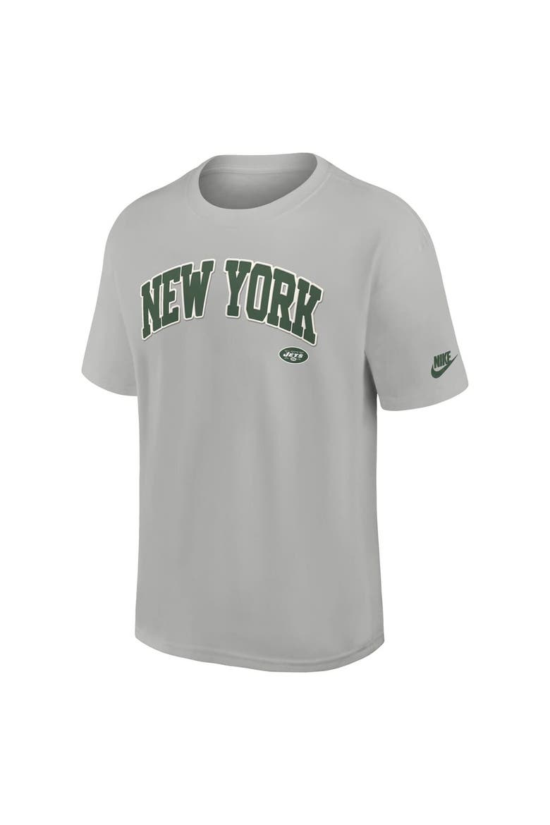 Men's Nike  Silver New York Jets Rewind Max90 Statement T-Shirt, Alternate, color, Silver