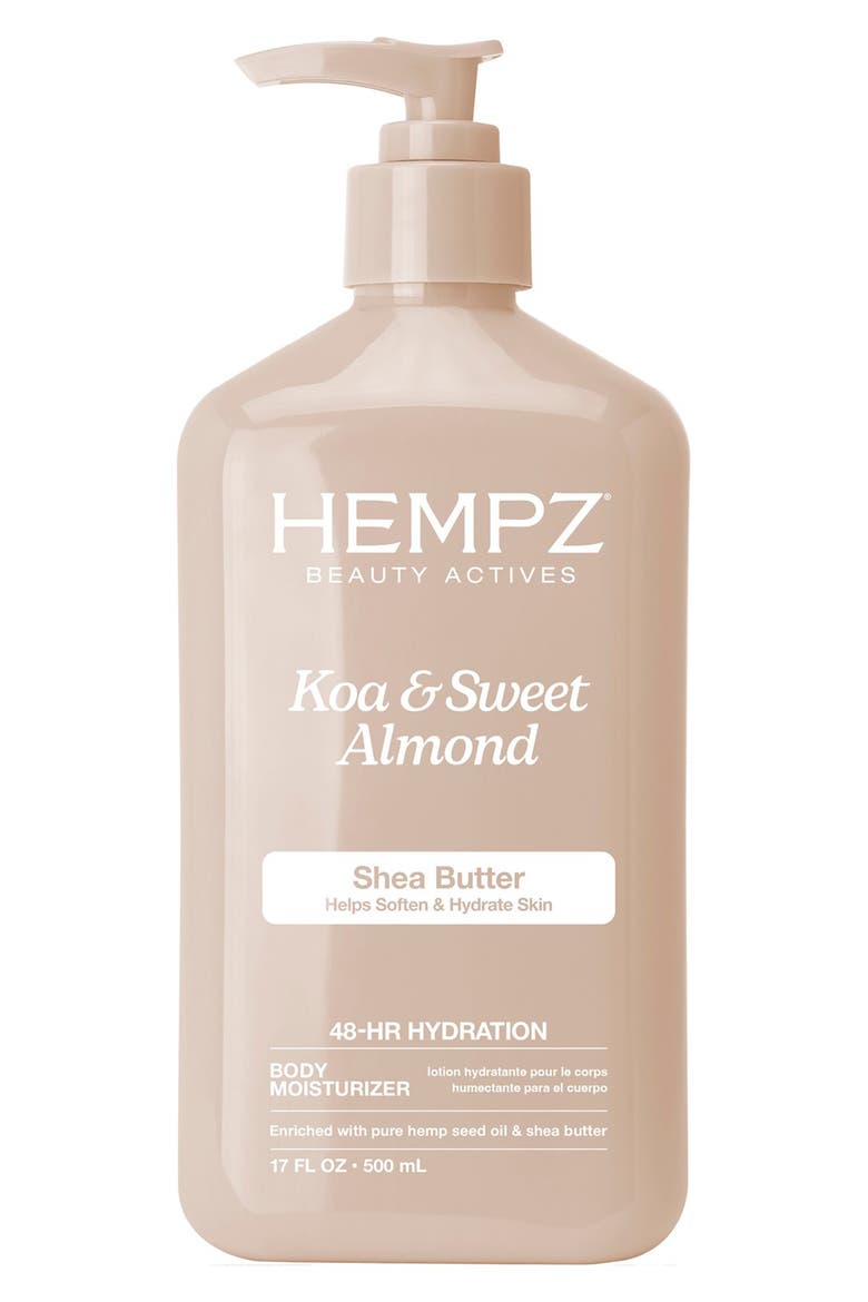 Smoothing Koa and Sweet Almond Herbal Body Moisturizer - 17 fl. oz., Main, color, NO COLOR
