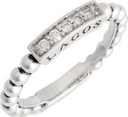 LAGOS Caviar Icon Spark Diamond Stacking Ring