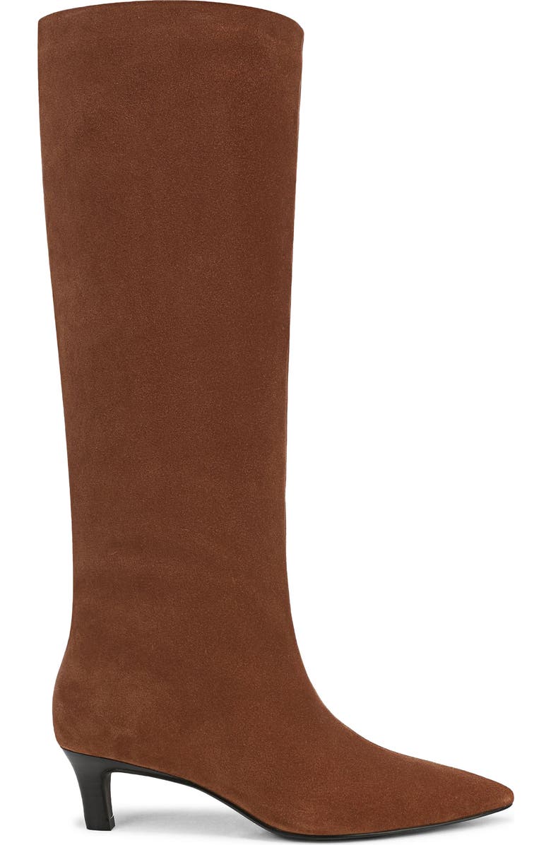 Nordstrom Dauphine Kitten Heel Knee High Boot, Alternate, color, Brown Mage