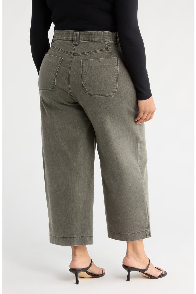 Wyatt Skyrise High Waist Ankle Wide Leg Jeans, Alternate, color, WASHED THYME