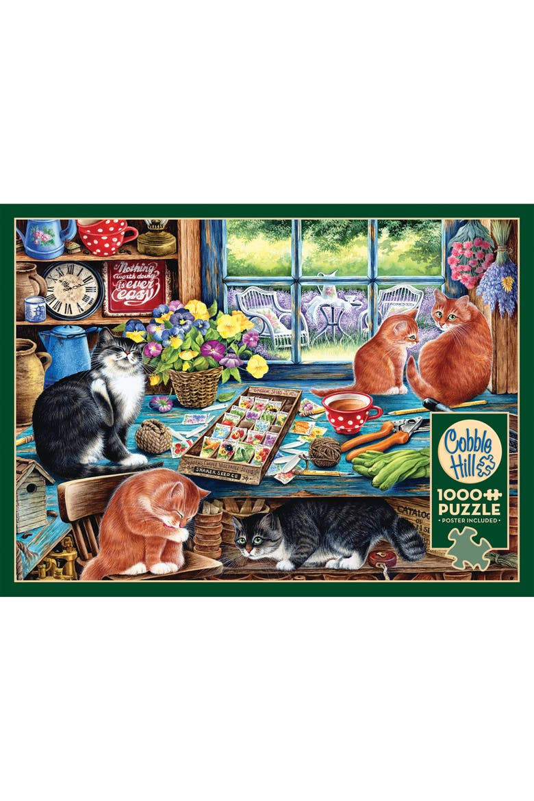Cats Retreat 1000 Piece Puzzle, Alternate, color, Multicolored