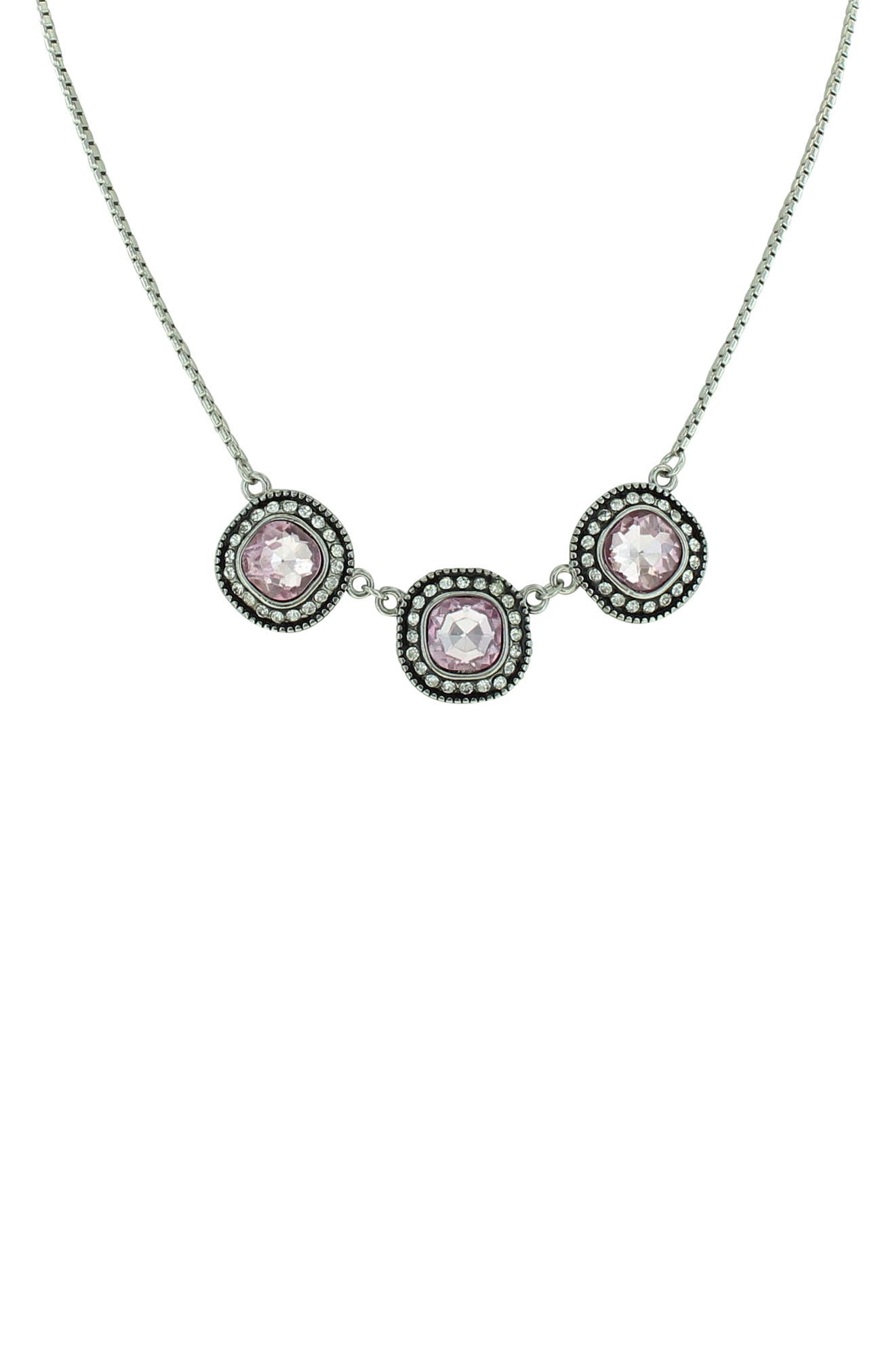 OLIVIA WELLES Nan Stone Station Necklace
