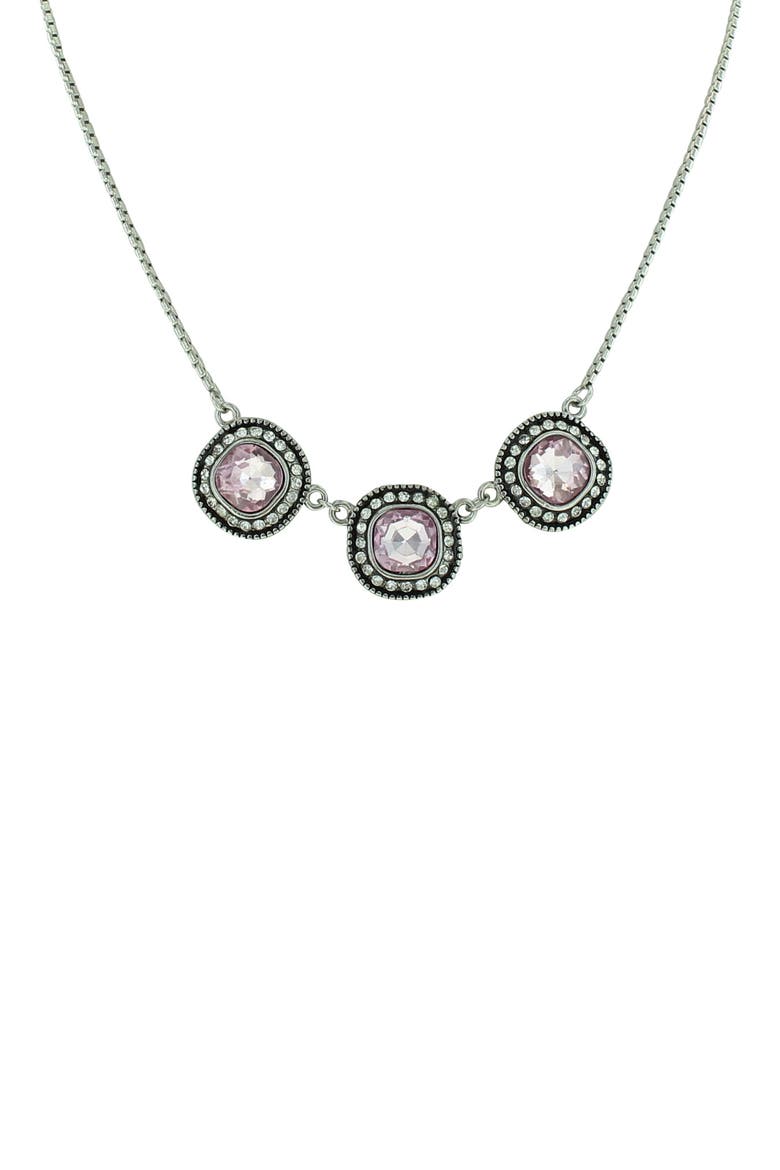 Nan Stone Station Necklace, Main, color, PURPLE
