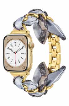 BCBG Scarf & Chain Watch Band