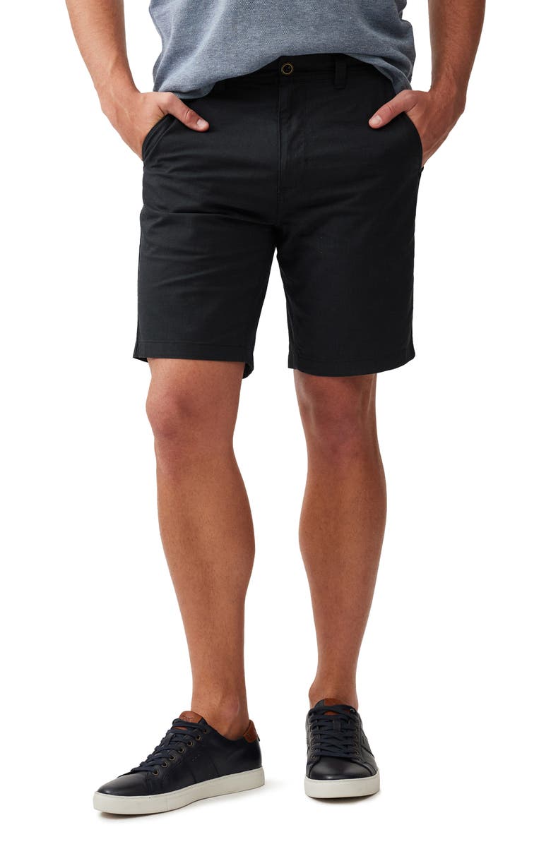 Rodd & Gunn Millwater Stretch Twill Shorts, Main, color, Coal