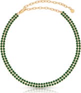 Ettika Crystal Sparkle Choker Necklace
