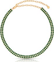 Ettika Crystal Sparkle Choker Necklace