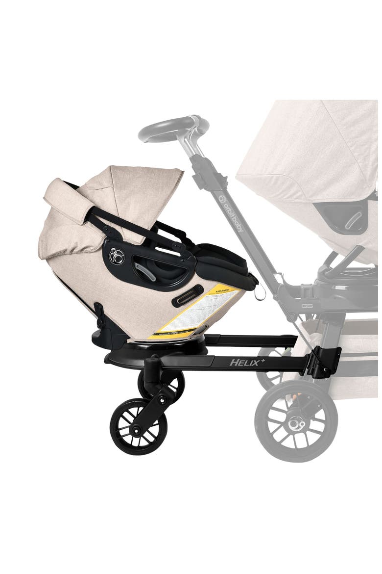 Helix+ Attachment & G5 Infant Car Seat, Main, color, FLAX/ BLACK