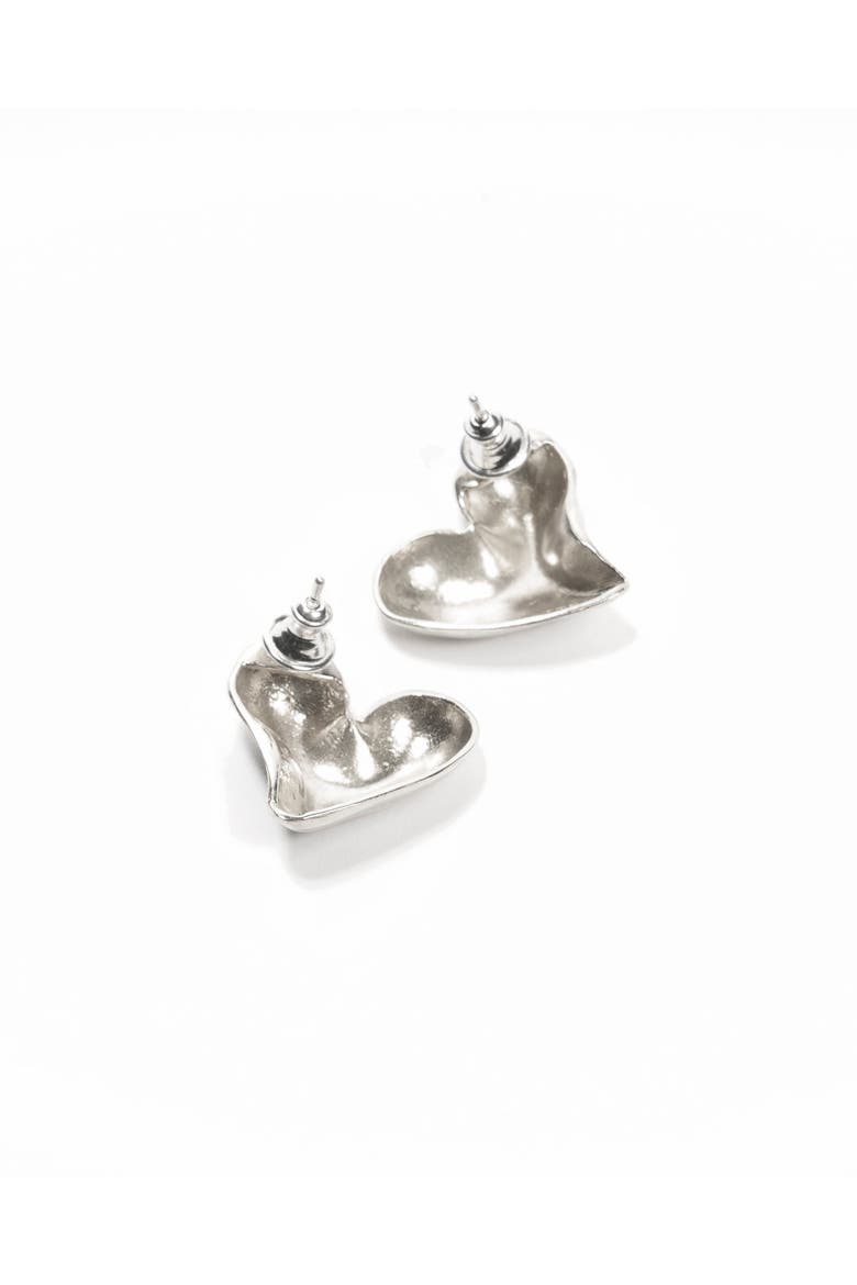 Duo Earrings, Alternate, color, Sterling Silver