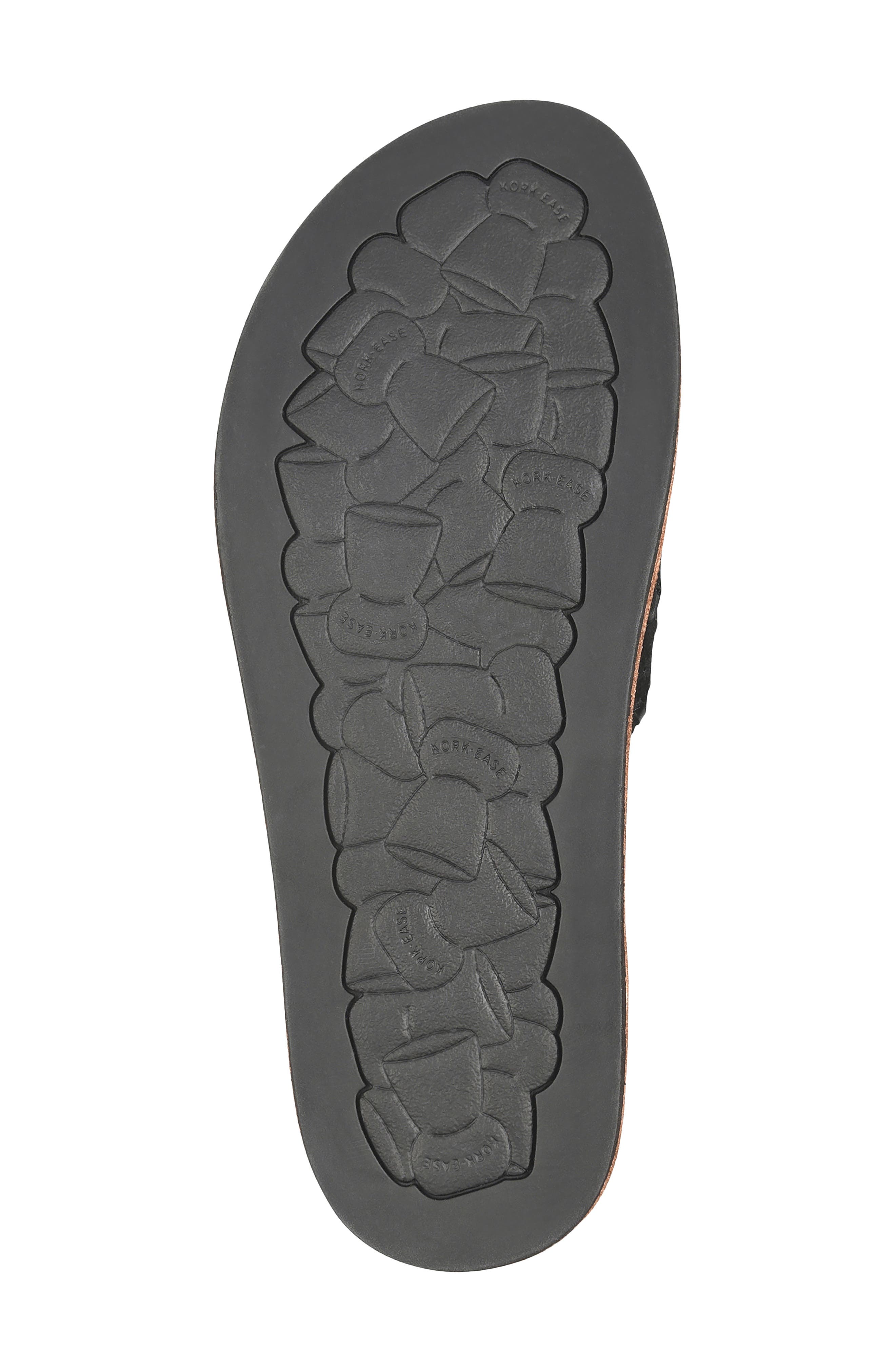 Kork-Ease<sup>®</sup> Tutsi Woven Platform Slide Sandal, Alternate, color, Black Suede