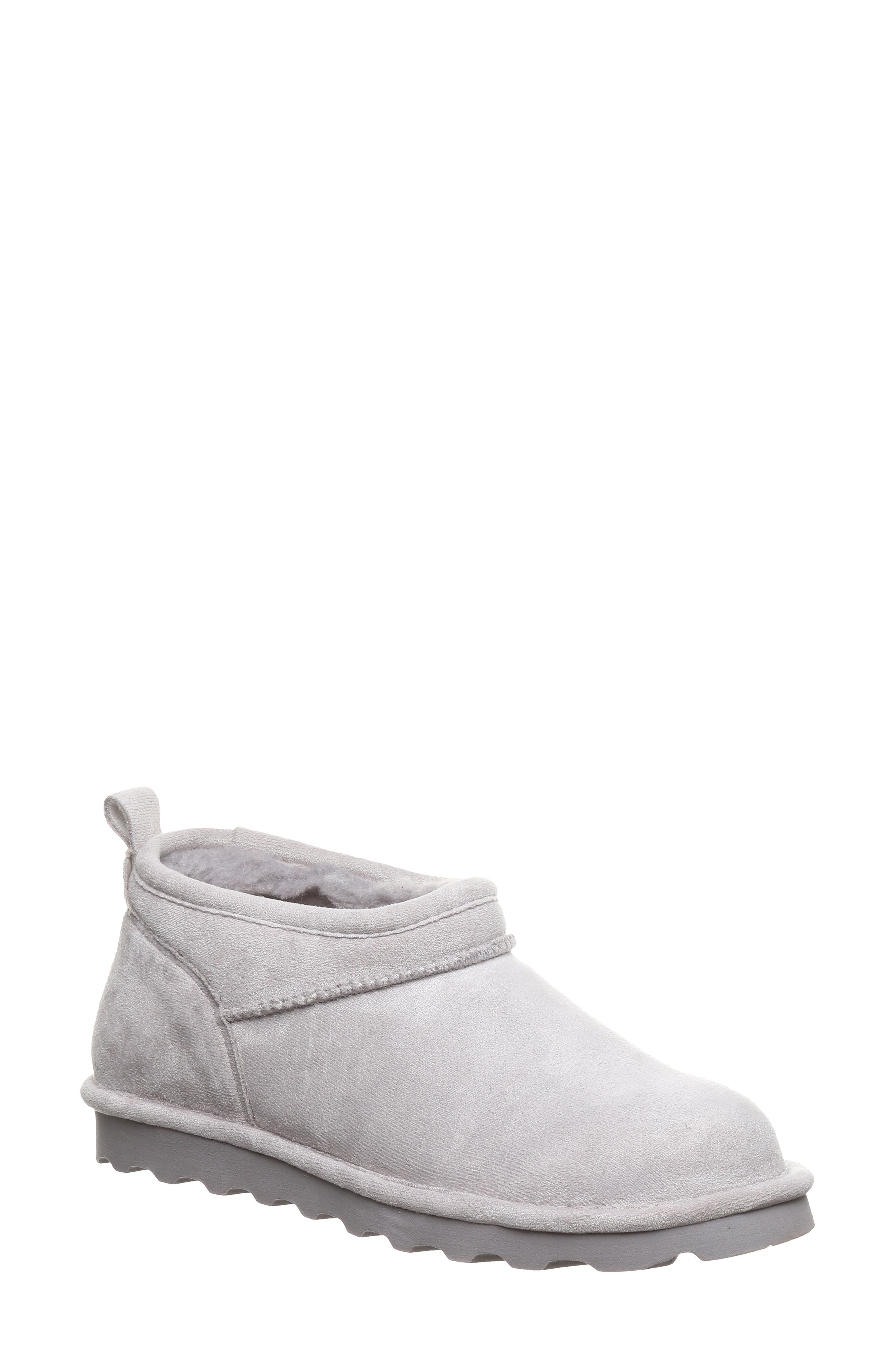 BEARPAW Super Shorty Bootie, Main, color, Gray Fog