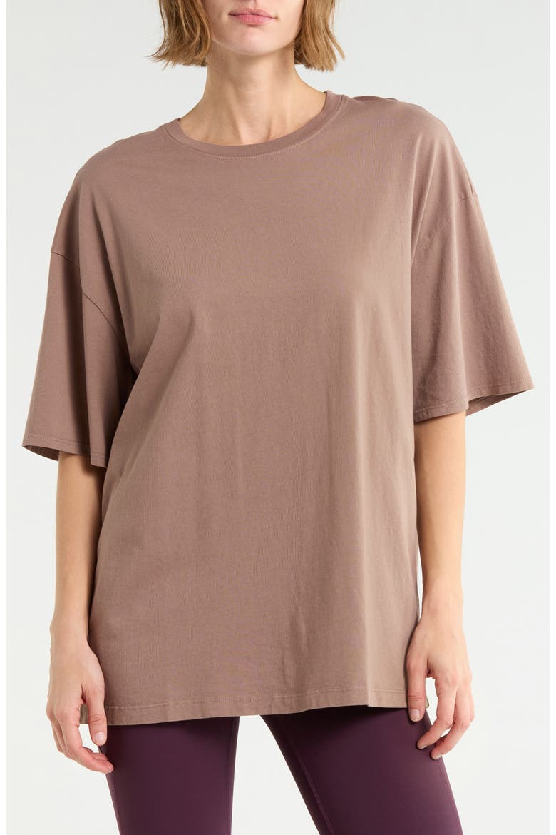 Oversize Organic Cotton T-Shirt, Main, color, NEUTRAL MAUVE