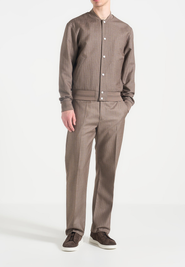 Manière De Voir Savin Pinstripe Tailored Bomber