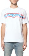 PURPLE BRAND Oversize Textured Cotton Jersey Graphic T-Shirt