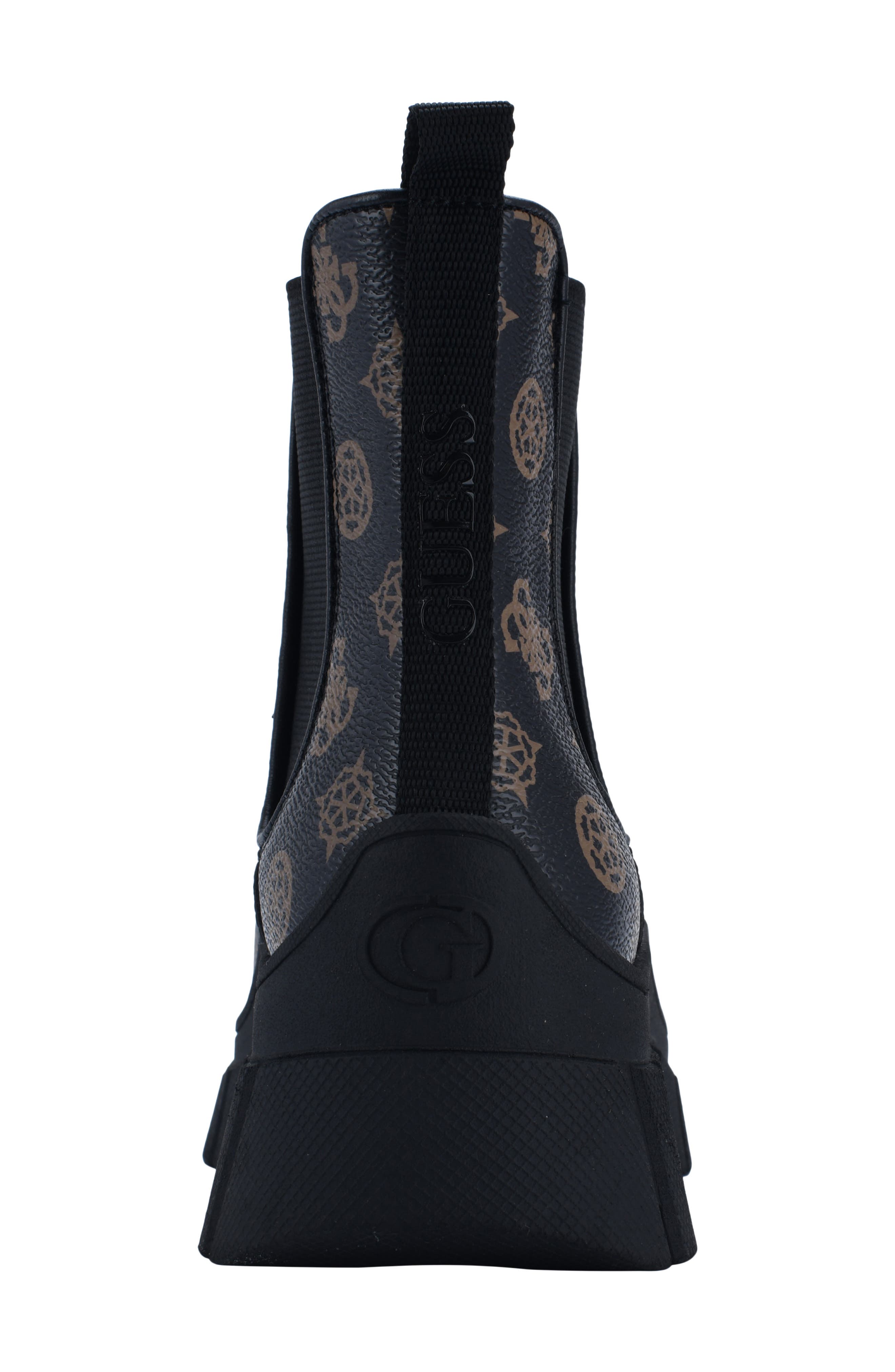 Hestia Chelsea Boot, Alternate, color, BROWN/ BLACK FAUX LEATHER