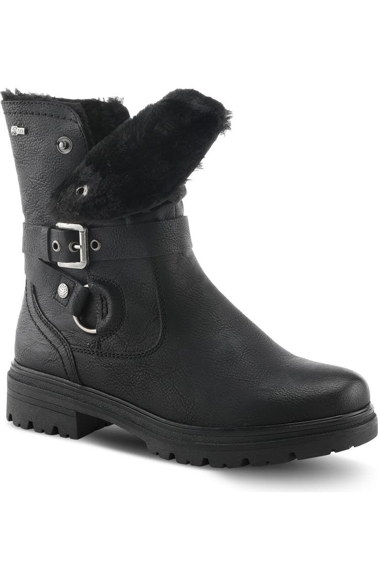 Spring Step Francala Water Resistant Faux Fur Bootie, Main, color,