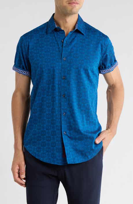 Robert Graham Short Sleeve Woven Button-Up Shirt