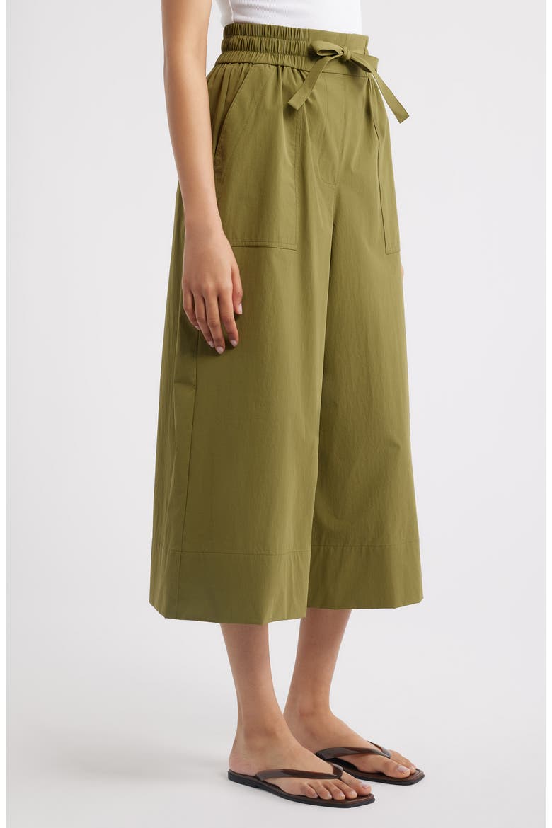 Wide Leg Culottes, Alternate, color, FIR GREEN