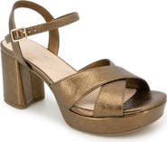 Reaction Kenneth Cole Reeva Ankle Strap Platform Sandal