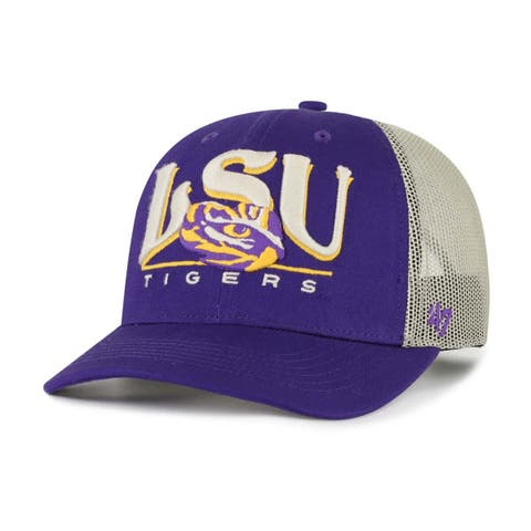 Men's '47 Purple LSU Tigers Arid Adjustable Trucker Hat
