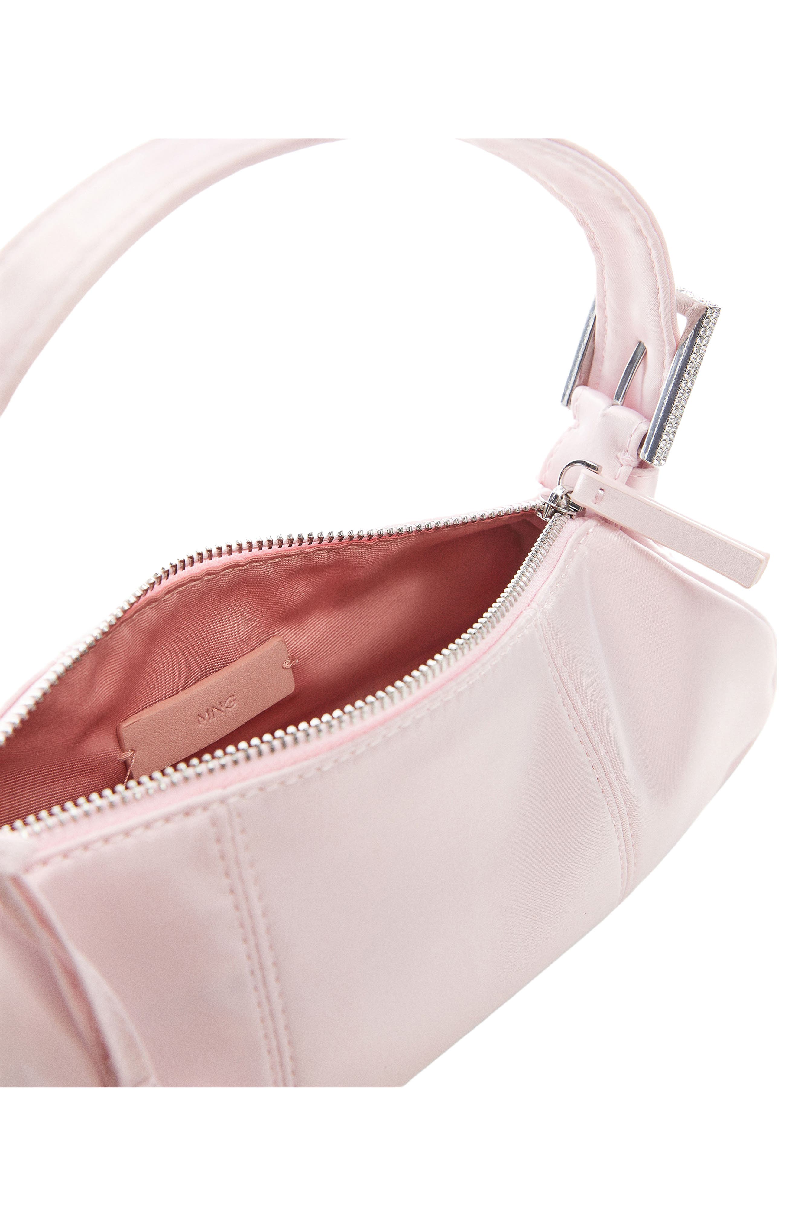 MANGO x Camille Strass Buckles Shoulder Bag, Alternate, color, 