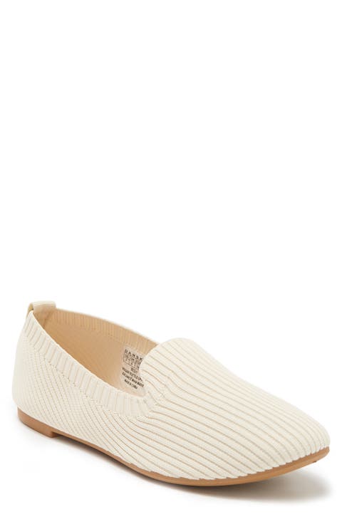Ribbed Smoking Loafer (Women)