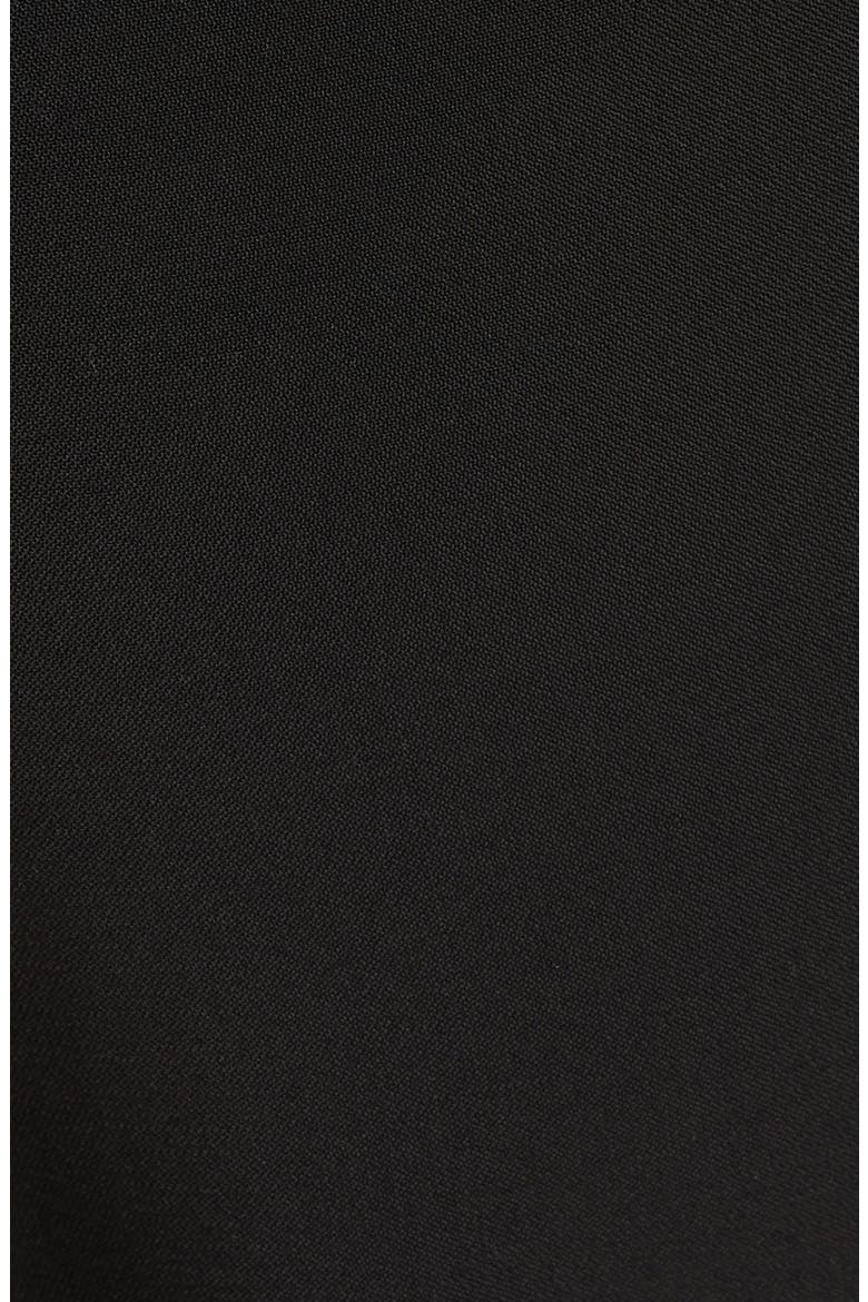 Pleated Wool & Cashmere Pants, Alternate, color, BLACK