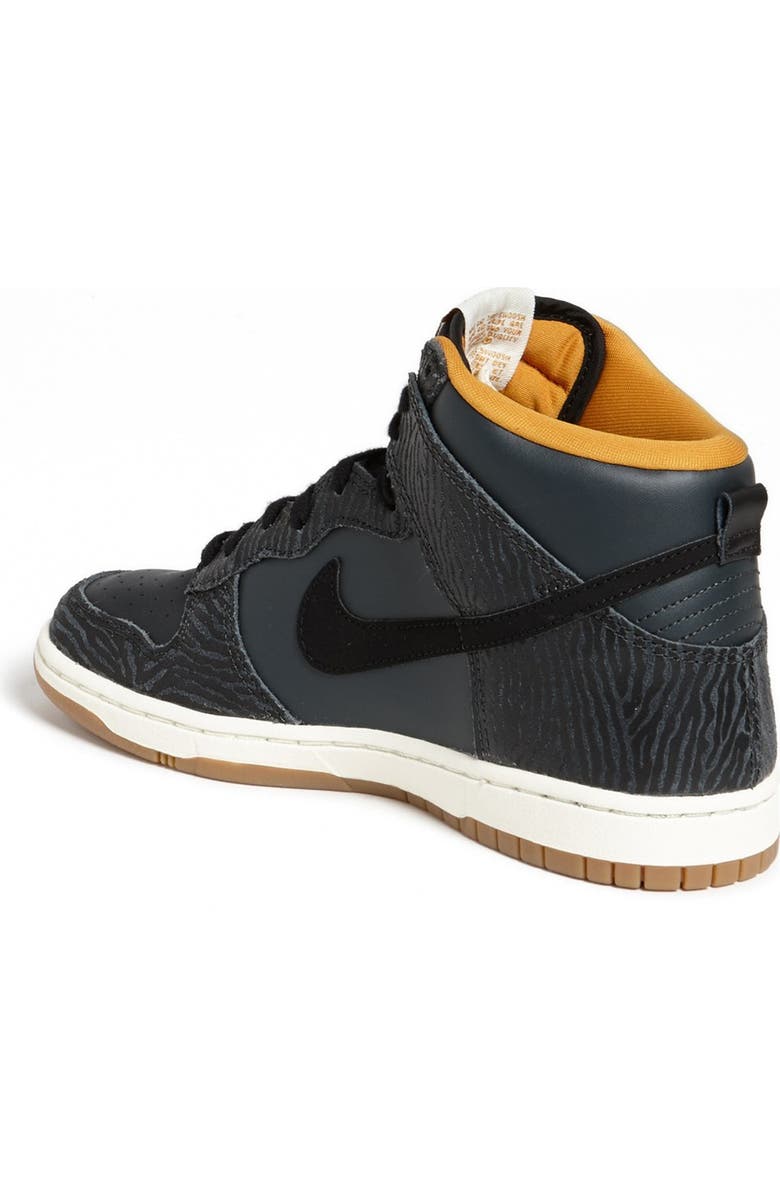 Nike 'Dunk Hi - Skinny Print' High Top Basketball Sneaker, Alternate, color,