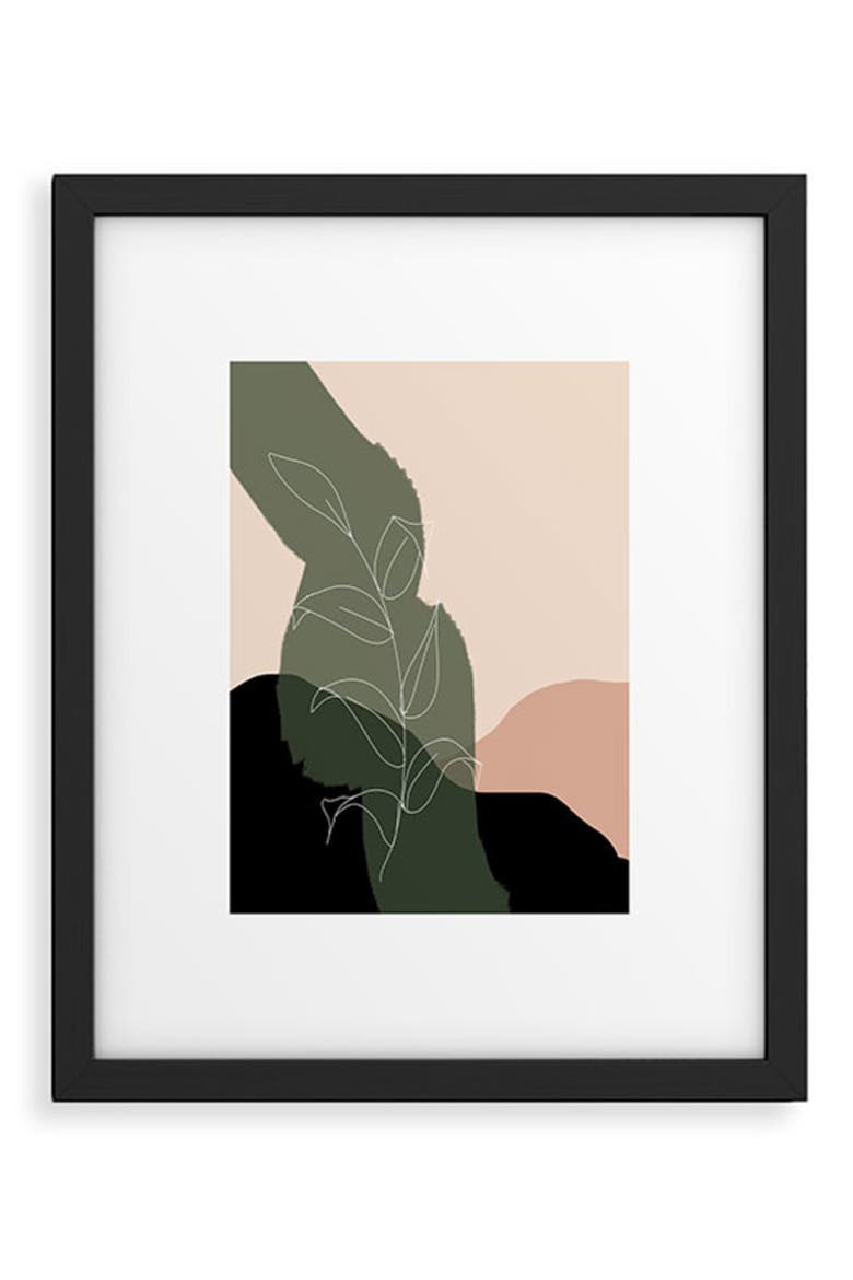 Boho Framed Art Print, Main, color, BLACK FRAME
