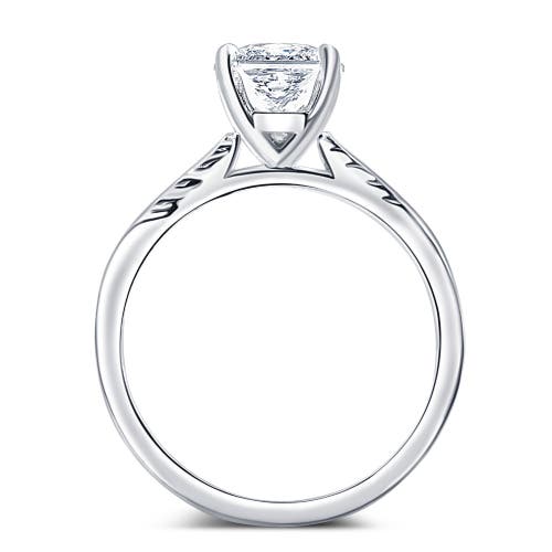 Bliss Diamond Certified 3ct Oval Diamond Solitaire Engagement Ring 14k Gold Lab Grown In 14k White Gold