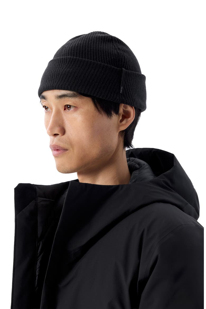 Conic Wool Toque, Alternate, color, BLACK