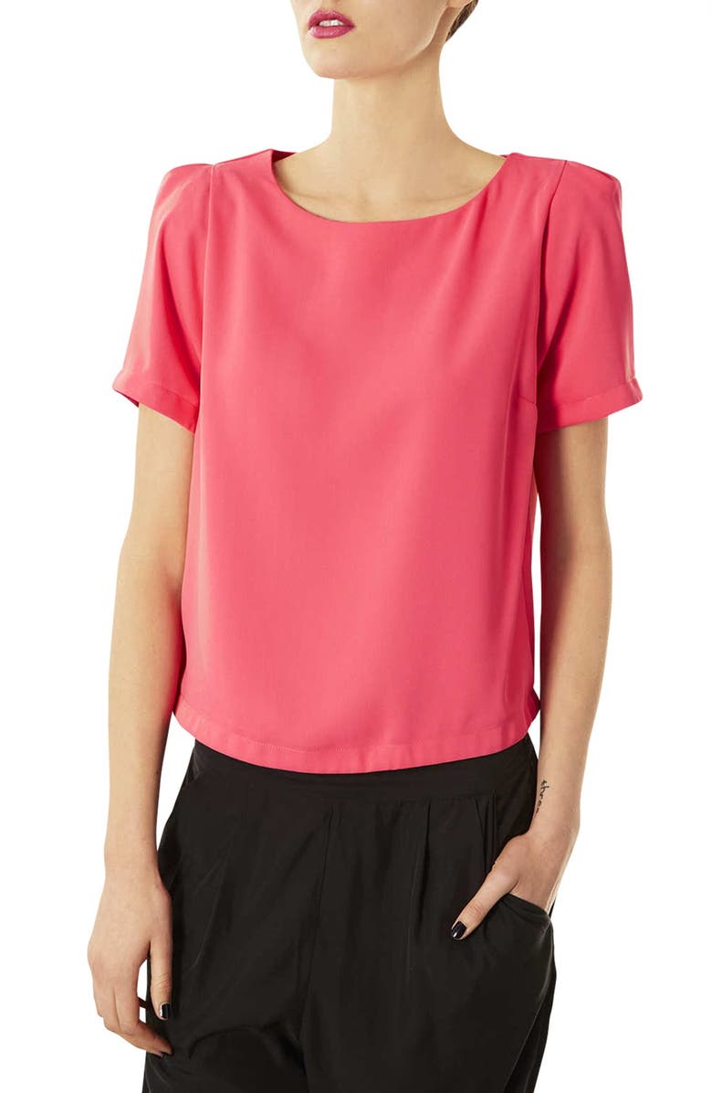 Topshop Tea Blouse, Main, color,