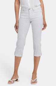 NYDJ Marilyn Roll Cuff Crop Capri Jeans