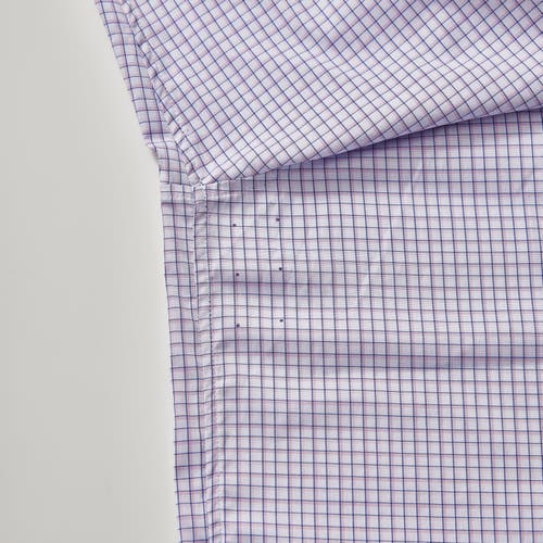 Regent Row Big And Tall Stanton Shirt Long Sleeve Button Down In Pink-blue-check