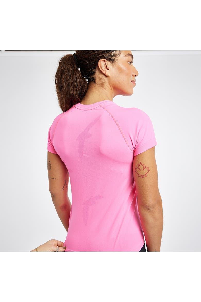Women's Float Short-sleeve Shirt, Alternate, color, Swift Pink