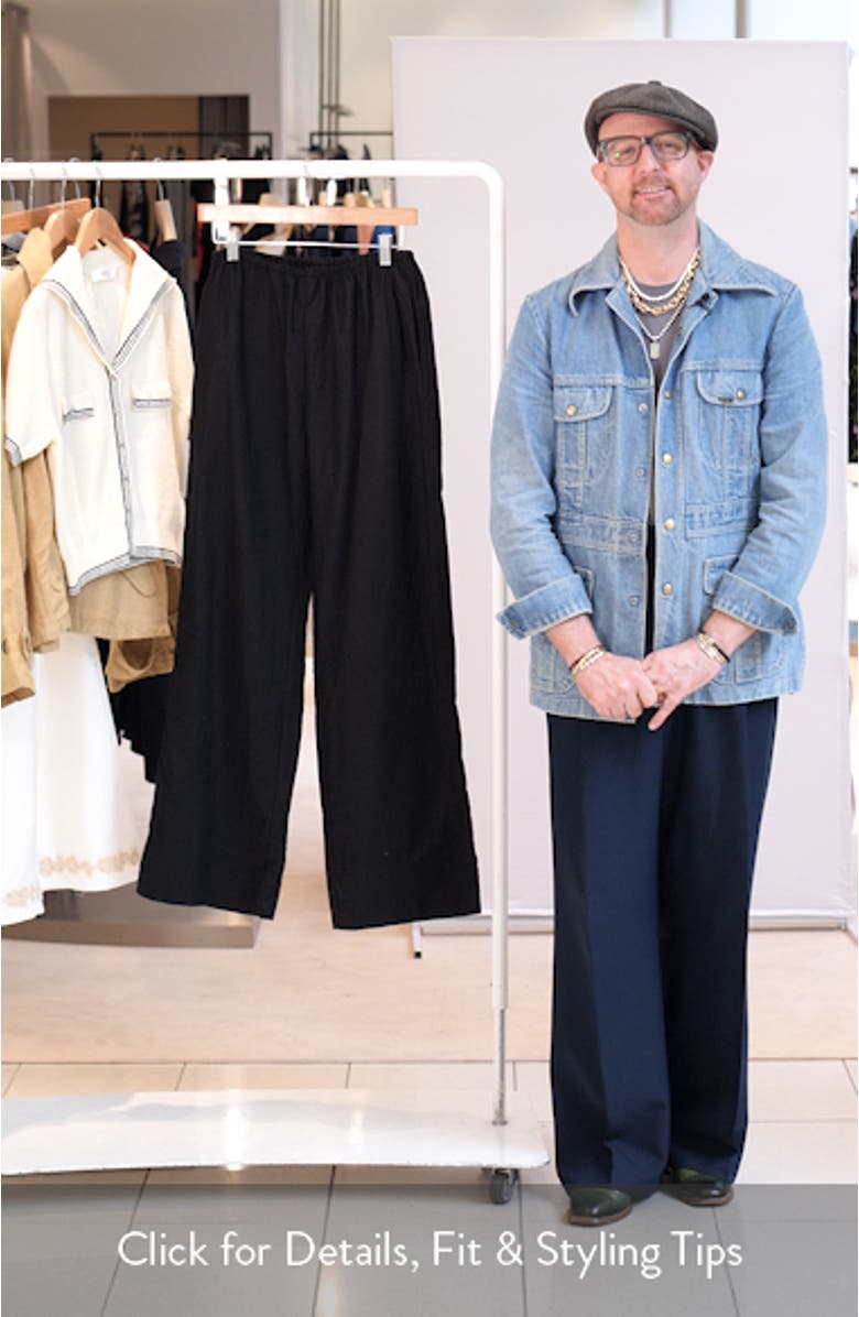 Ismene Linen & Cotton Pants, sales video thumbnail